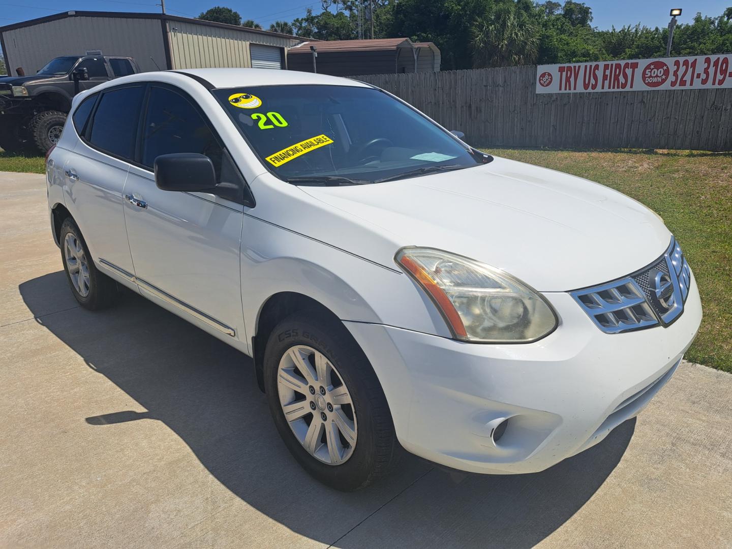 2011 White /BLACK Nissan Rogue (JN8AS5MV7BW) , located at 1181 Aurora Rd, Melbourne, FL, 32935, (321) 241-1100, 28.132914, -80.639175 - Photo#1